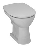 Laufen PRO stojící klozet ploché splachování, vodorovný odpad, bílá   H8219580000001